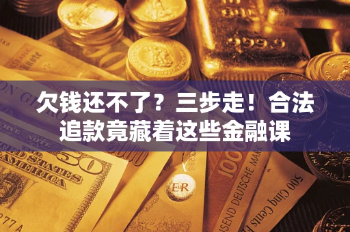 北京欠钱还不了？三步走！合法追款竟藏着这些金融课