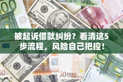 北京被起诉借款纠纷？看清这5步流程，风险自己把控！
