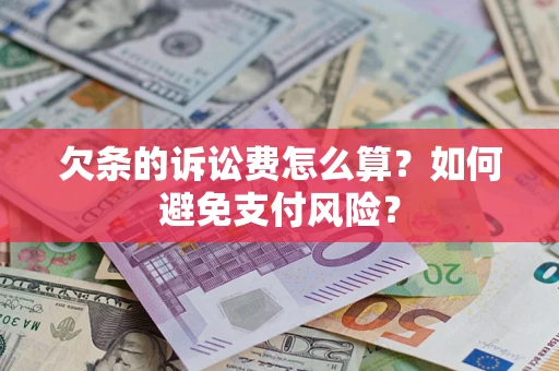 北京欠条的诉讼费怎么算？如何避免支付风险？