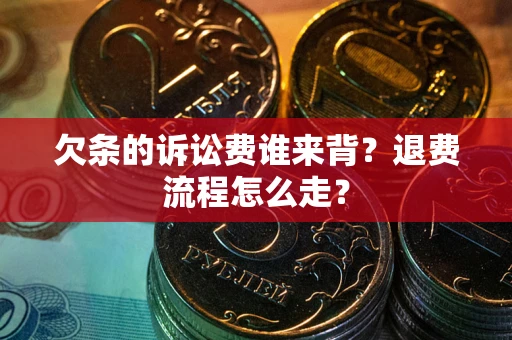 北京欠条的诉讼费谁来背？退费流程怎么走？