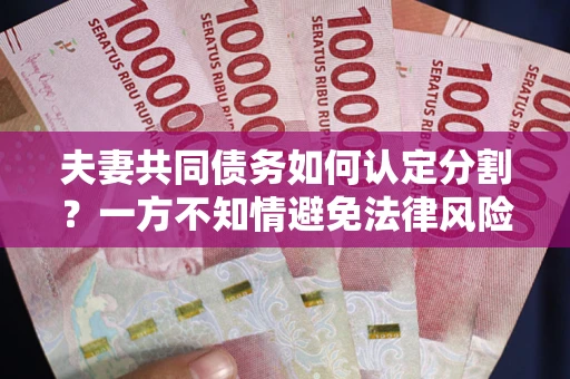 北京夫妻共同债务如何认定分割？一方不知情避免法律风险必看！